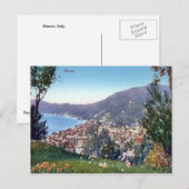 Carte Postale Italie, Alassio, Ville et Baie (Devant / Derrière)