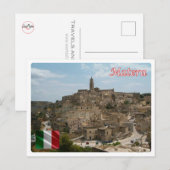 Carte Postale Italie - Basilicate - Les Sassi de Matera - (Devant / Derrière)