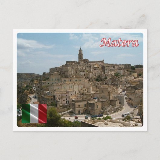 Carte Postale Italie - Basilicate - Les Sassi de Matera - (Devant)
