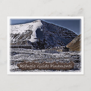 Carte Postale Italie - cabane alpine Guido Pinamonti - Dolomiti