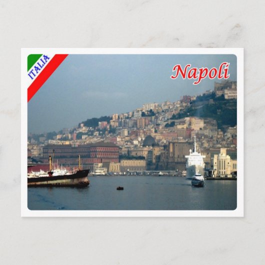 Carte Postale Italie - Campanie - Naples - Port - (Devant)