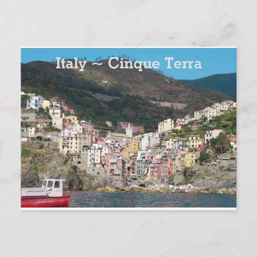 Carte Postale Italie Cinque Terra (Devant)