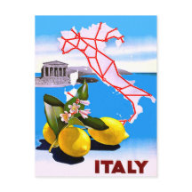 Italie Citron Temple Romain Fleur