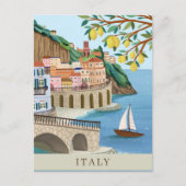 Carte Postale Italie Coast Holiday Travel Art Keepsaké (Devant)