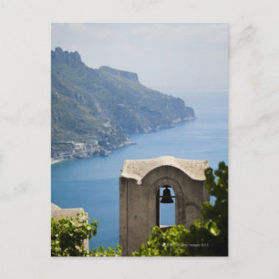 Carte Postale Italie, Côte d'Amalfi, Ravello, Clocher avec