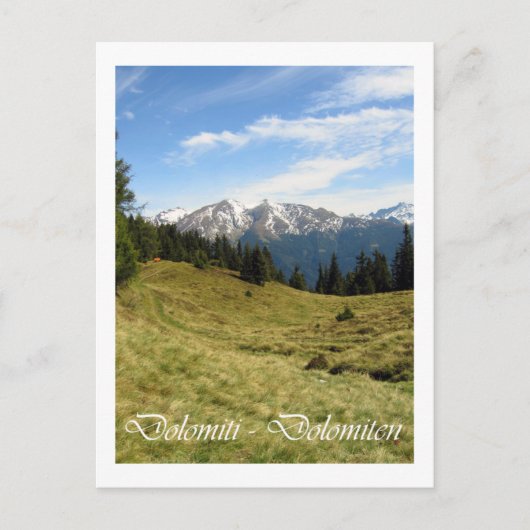 Carte Postale Italie, Dolomites (Devant)