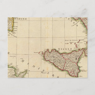 Carte Postale Italie et Slovénie