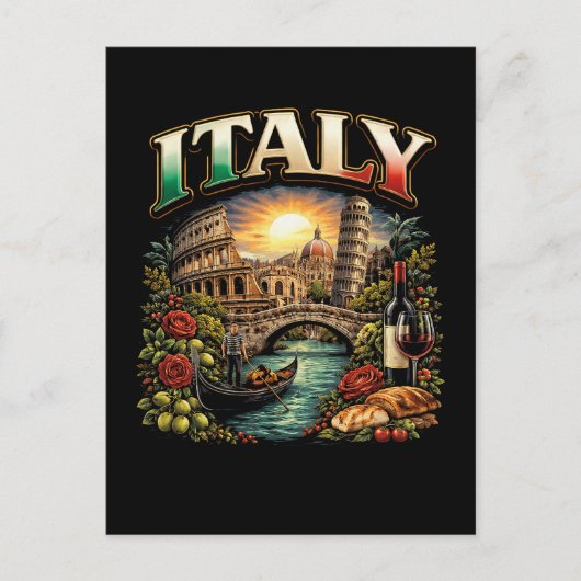 Carte Postale Italie Éternelle (Devant)