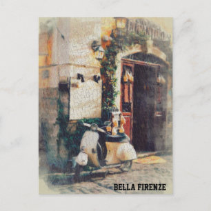 Carte Postale ** Italie Florence Scooter AP12 Cobblestone