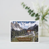 Carte Postale Italie - grues alpines - Dolomiti - (Debout devant)