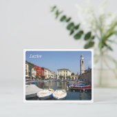 Carte Postale Italie - Lac de Garde - Lazise - Port - (Debout devant)