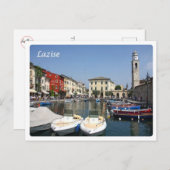 Carte Postale Italie - Lac de Garde - Lazise - Port - (Devant / Derrière)