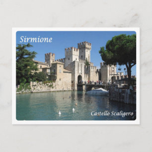 Carte Postale Italie - Lac de Garde - Sirmione - Castello Scalig