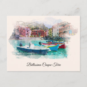 Carte Postale ** Italie Langue italienne Art Cinque Terra AP12
