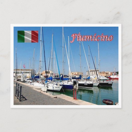 Carte Postale Italie - Latium - Fiumicino - Port - (Devant)