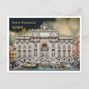 Carte Postale Italie - Latium - Rome - Fontaine de Trevi -