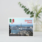 Carte Postale Italie - Ligurie - Gênes - Port - (Debout devant)