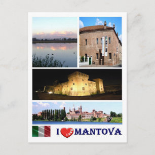 Carte Postale Italie - Lombardie - Mantova - I Love -