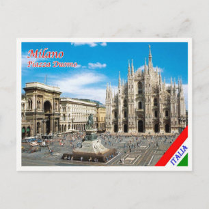 Carte Postale Italie - Lombardie - Milan - Duomo Carré -