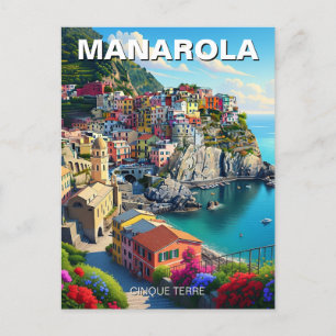 Carte Postale Italie Manarola Cinqua Terra