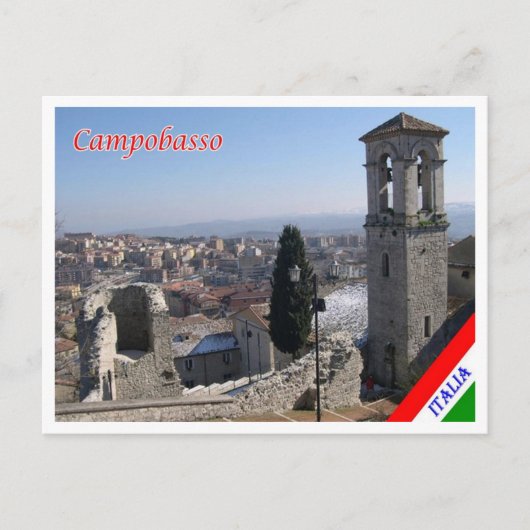 Carte Postale Italie - Molise - Campobasso - Clocher - (Devant)
