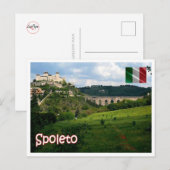 Carte Postale Italie - Ombrie - Spolète - (Devant / Derrière)