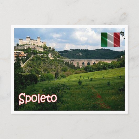 Carte Postale Italie - Ombrie - Spolète - (Devant)