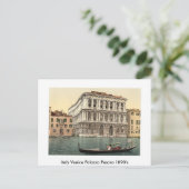 Carte Postale Italie Palazzo Pesaro de Venise 1890 (Debout devant)