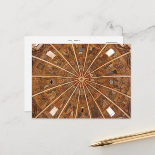 carte postale _ italie _ parme (Devant/Arrière en situation)