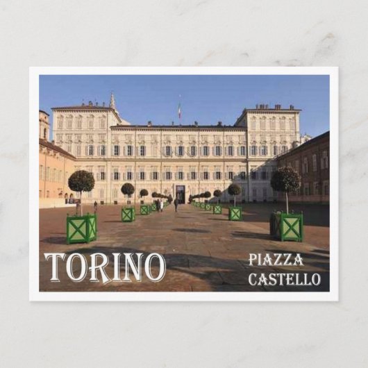 Carte Postale Italie - Piémont - Torino - Castle Carré - (Devant)