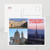 Carte Postale Italie - Piémont - Torino - Mosaic - (Devant / Derrière)