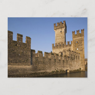 Carte Postale Italie, province de Brescia, Sirmione. Château