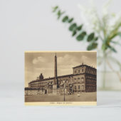 Carte Postale Italie, Rome, Palais Quirinal (Debout devant)