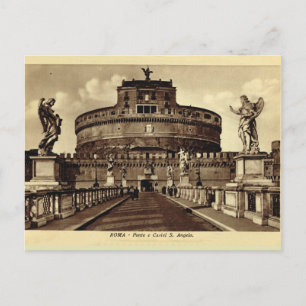 Carte Postale Italie, Rome, Roma, Castel Père Noël ANgelo