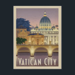 Carte Postale Italie, Rome - Vatican<br><div class="desc">Anderson Design Group est une société d'illustration et de conception de pointe située à Nashville,  au Tennessee. Founder Joel Anderson Directives Team of talented artists to create original poster art that looks like classic vintage publicité prints from the 1920s to the 1960s.</div>