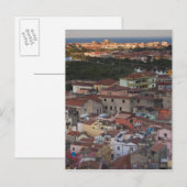 Carte Postale Italie, Sardaigne, Bosa. Vue sur la ville depuis C (Devant / Derrière)