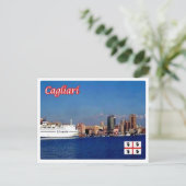 Carte Postale Italie - Sardaigne - Cagliari - Port - (Debout devant)