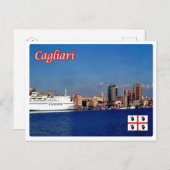 Carte Postale Italie - Sardaigne - Cagliari - Port - (Devant / Derrière)