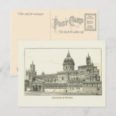 Carte Postale Italie, Sicile, Cathédrale de Palerme (Devant / Derrière)