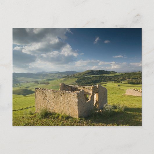 Carte Postale Italie, Sicile, Enna, Pergusa, Ancienne ferme (Devant)