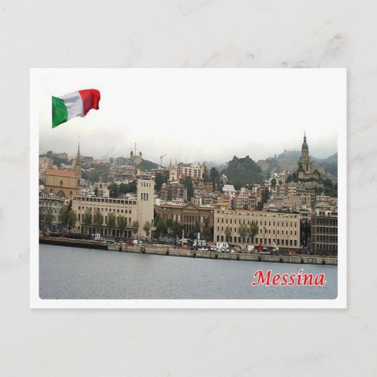 Carte Postale Italie - Sicile - Messina - Cityscape - (Devant)