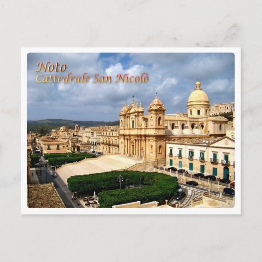 Carte Postale Italie - Sicile - Noto - Cathédrale San Nicolò - (Devant)
