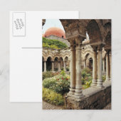 Carte Postale Italie, Sicile, Palerme. Les cloîtres survivent co (Devant / Derrière)