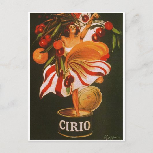 Carte Postale Italie - Tomates Cirio (Devant)
