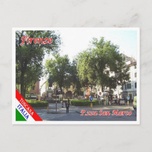 Carte Postale Italie - Toscane - Florence - Piazza San Marco -