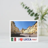 Carte Postale Italie - Toscane - Lucques - I Love - (Debout devant)