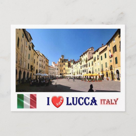 Carte Postale Italie - Toscane - Lucques - I Love - (Devant)