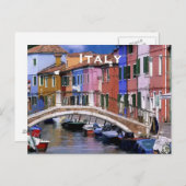 Carte Postale Italie Tourisme Vintage voyage Ajouter (Devant / Derrière)