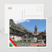 Carte Postale Italie - Vallée d'Aoste - Valgrisenche (Devant / Derrière)