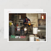 Carte Postale Italie - Venise - Four Murano - (Devant / Derrière)